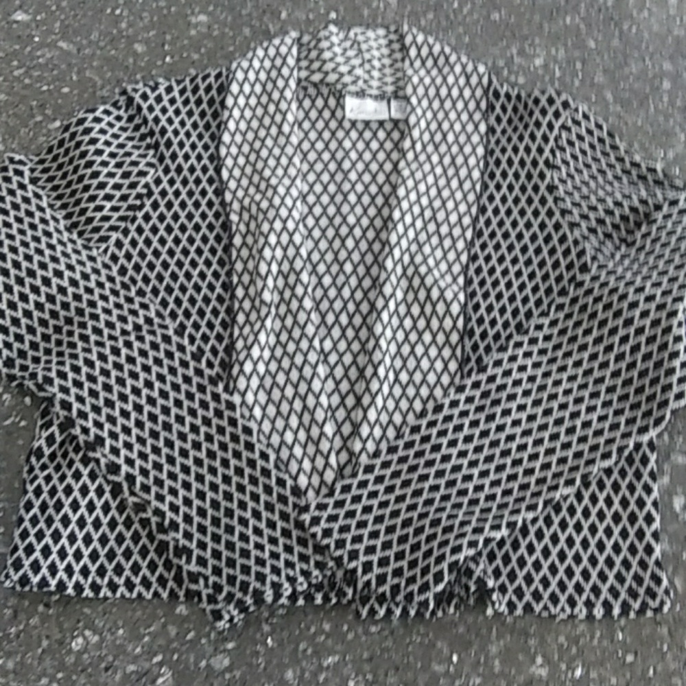 NWT Black and White Sweater/Jacket